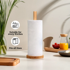 Rubberwood Kitchen Roll Holder