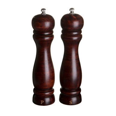 Rubberwood Salt and Pepper Mill Set