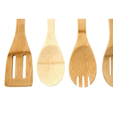 6Pc Bamboo Kitchen Utensil Set