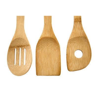 6Pc Bamboo Kitchen Utensil Set