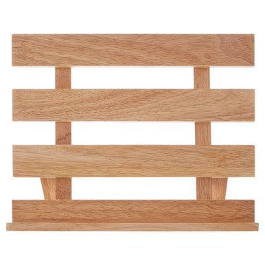 Rubberwood Cook Book Stand