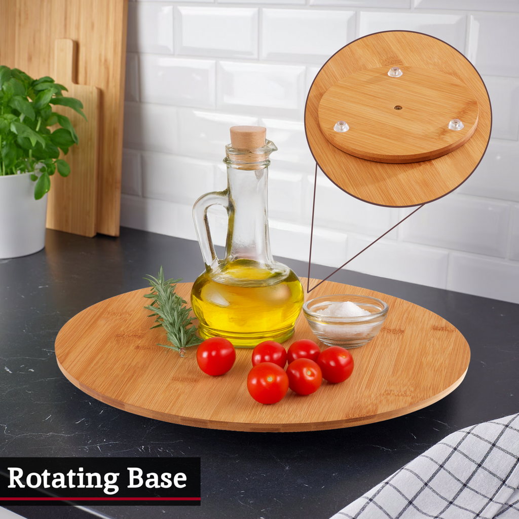 Natural Bamboo Lazy Susan