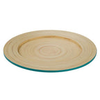 Turquoise Bamboo Charger Plate