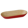 Red Oblong Bowl