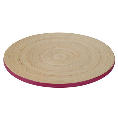 Raspberry Bamboo Placemat