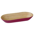 Raspberry Oblong Bowl