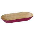 Raspberry Oblong Bowl