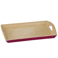 Raspberry Rectangular Serving Tray