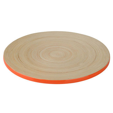 Spun Design Orange Bamboo Placemat