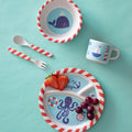 Kids 5 Piece Pirate Bamboo Dinner Set