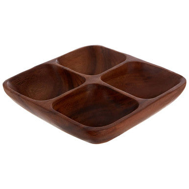 Acacia Four Section Serving Dish