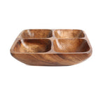 Acacia Four Section Serving Dish