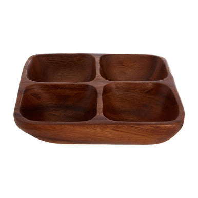 Acacia Four Section Serving Dish