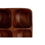 Acacia Four Section Serving Dish