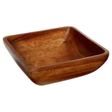 Acacia Large Square Serving Bowl