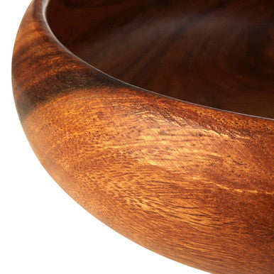 Acacia Large Round Salad Bowl