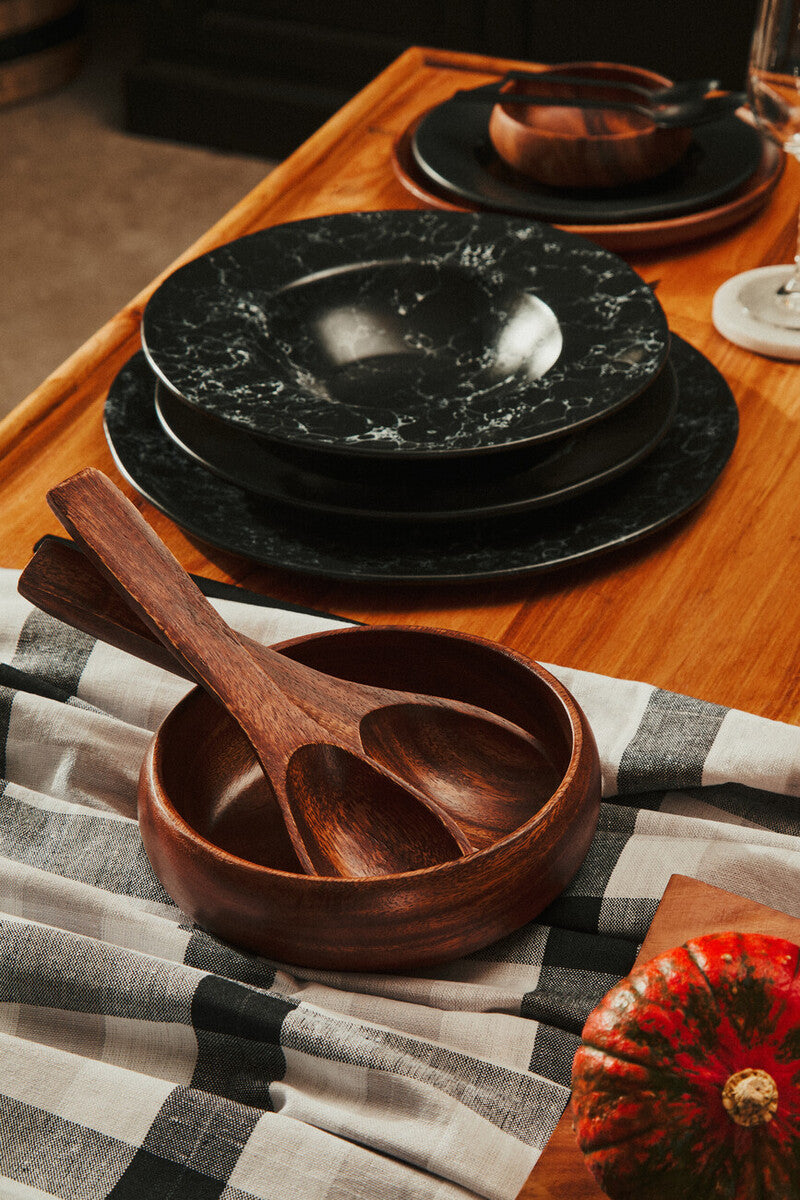 Acacia Small Salad Servers