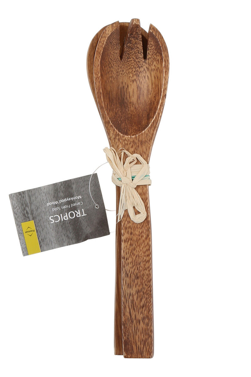 Acacia Small Salad Servers