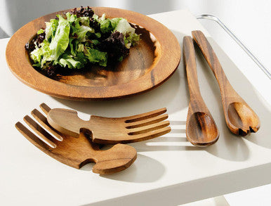 Acacia Large Salad Servers