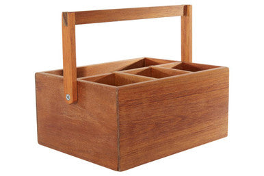 Acacia Cutlery Caddy