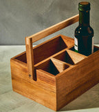 Acacia Cutlery Caddy