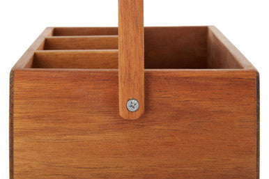Acacia Cutlery Caddy