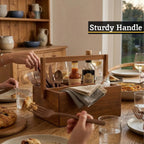Acacia Cutlery Caddy