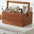 Acacia Cutlery Caddy
