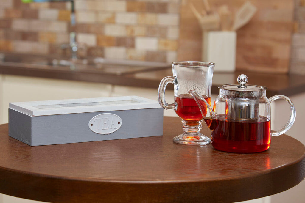 3 Compartment Tea Storage Box
