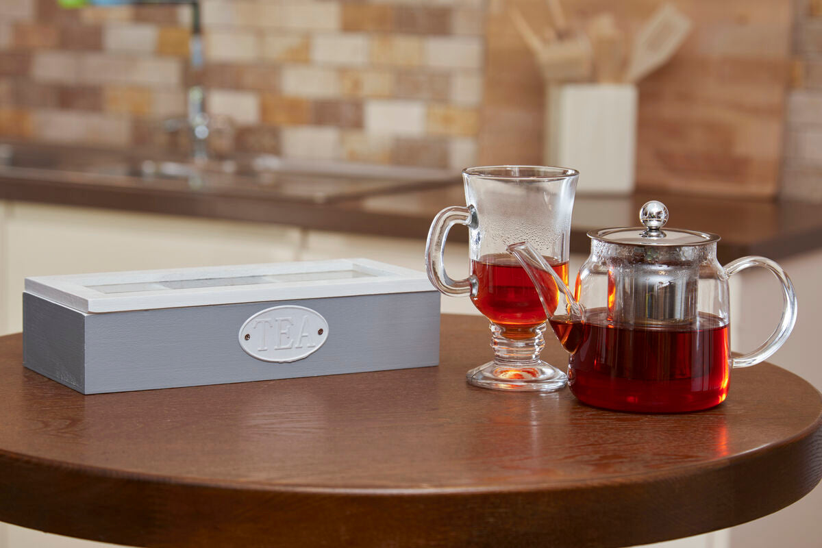 3 Compartment Tea Storage Box