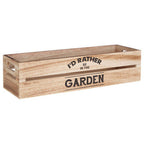 Natural Wood Planter and Herb Crate