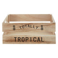 Natural Wood Tropical Fruit Crate