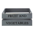 Grey Wood Fruit and Vegetable Crate