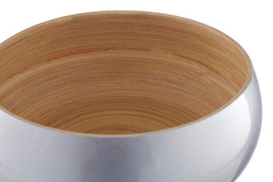 Small Silver Bamboo Bowl