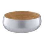Medium Silver Bamboo Bowl