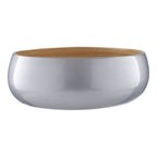 Medium Silver Bamboo Bowl