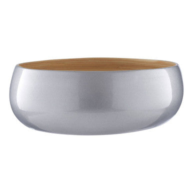 Medium Silver Bamboo Bowl
