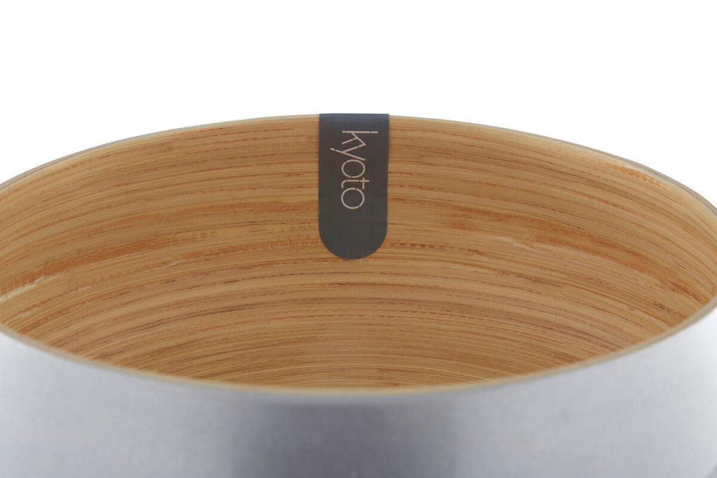 Medium Silver Bamboo Bowl