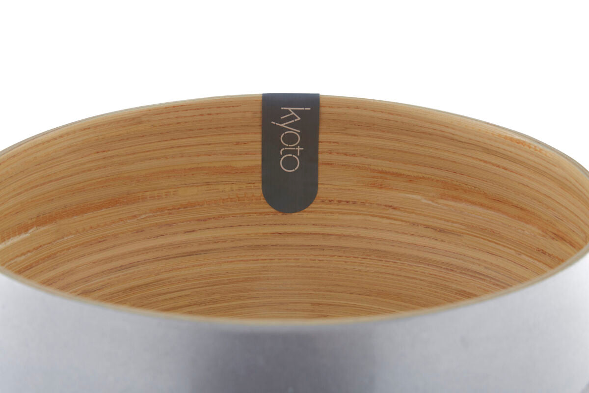 Medium Silver Bamboo Bowl