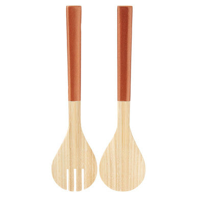 Rose Gold Salad Servers