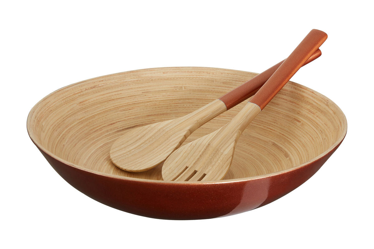 Rose Gold Salad Servers