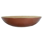 Round Rose Gold Salad Bowl