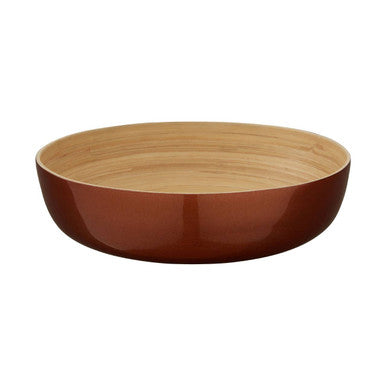 Rose Gold Salad Bowl with Raised Edges