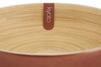 Rose Gold Salad Bowl with Raised Edges