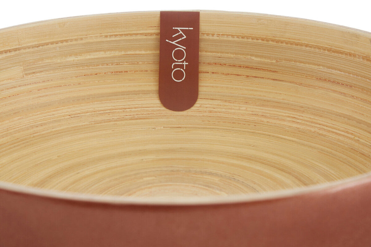 Rose Gold Salad Bowl with Raised Edges