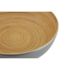 Silver Salad Bowl with Raised Edges