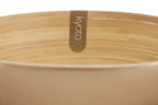 Gold Salad Bowl with Raised Edges