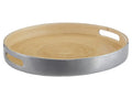 Small Silver Tray with Side Handles