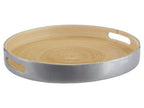 Small Silver Tray with Side Handles