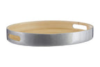 Small Silver Tray with Side Handles